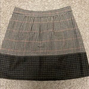 Jcrew tweed mini a-line mini skirt size 2